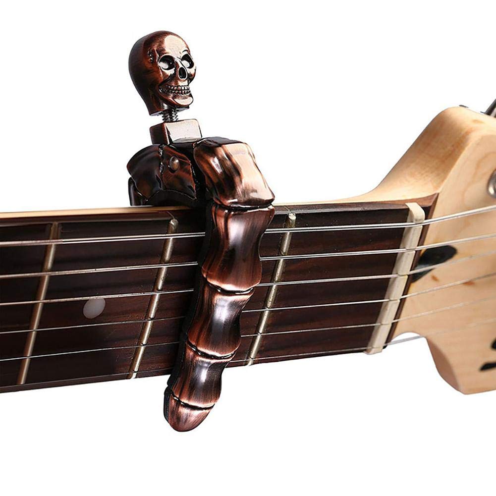 Musical Instrument Banjo - Kapodaster do gitary w kształcie czaszki,