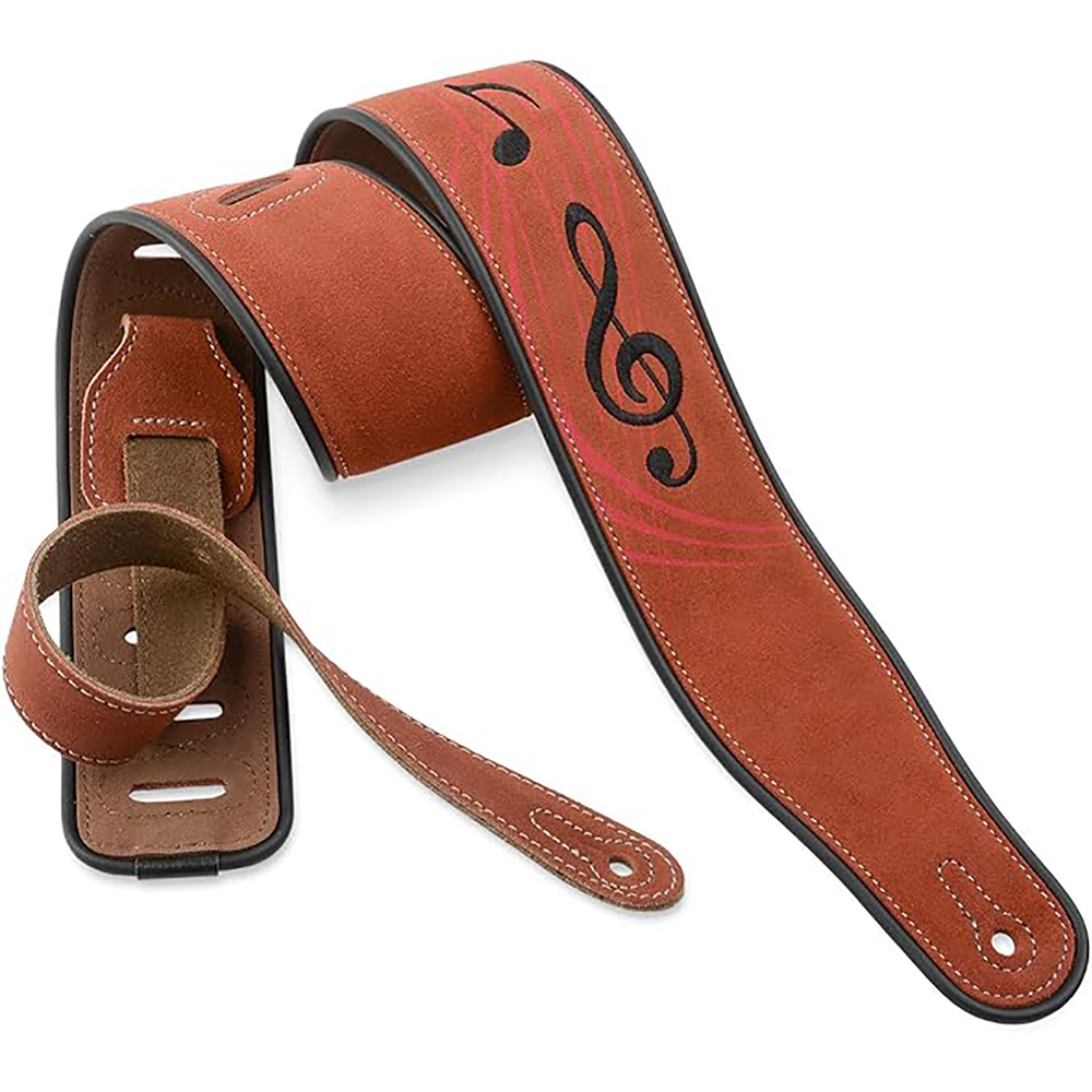 Musical Instrument Band - Wytrzymały skórzany pasek do gitary, pasek