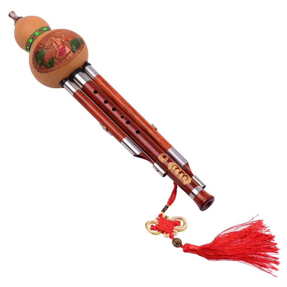 Musical Instrument With A - Trójtonowa fletka hulusi w stroju C,