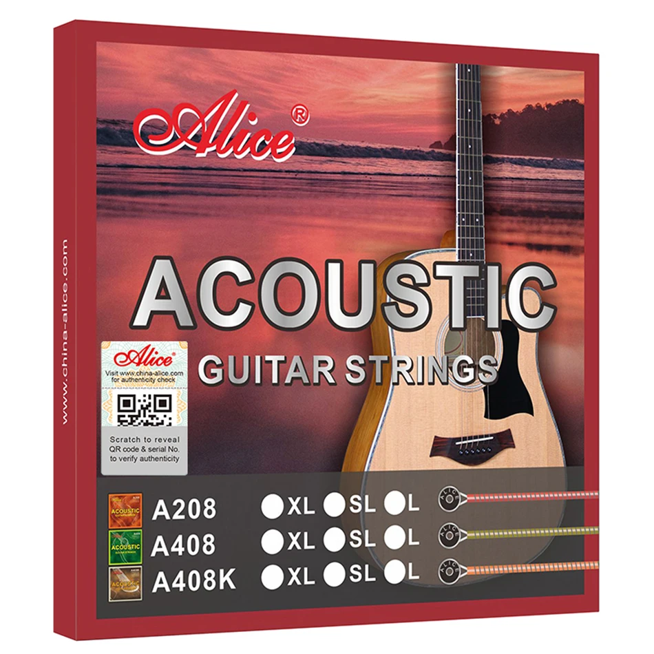 Musical Instrument Set - Alice A408 komplet strun do gitary
