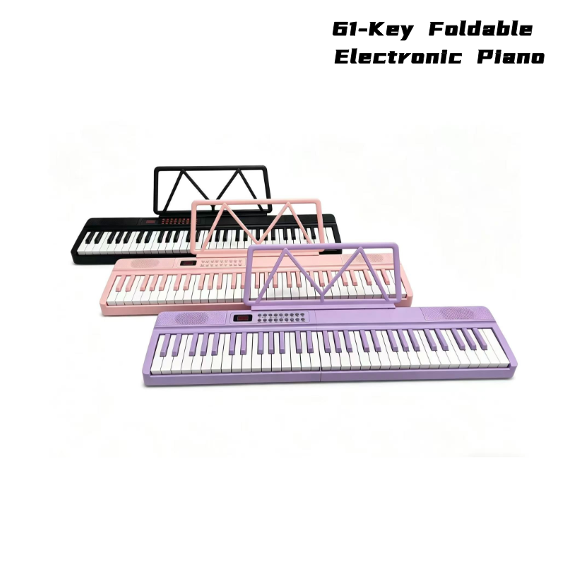 Musical Instrument Synthesizer - 61-klawiszowe przenośne pianino cyfrowe, profesjonalny syntezizer,