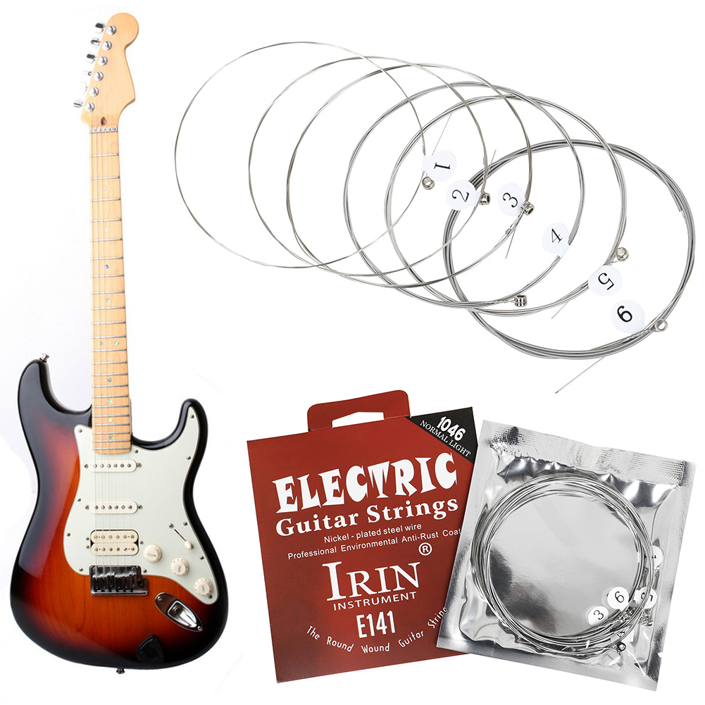 Musical Instrument Set - Zestaw metalowych strun do gitary elektrycznej,