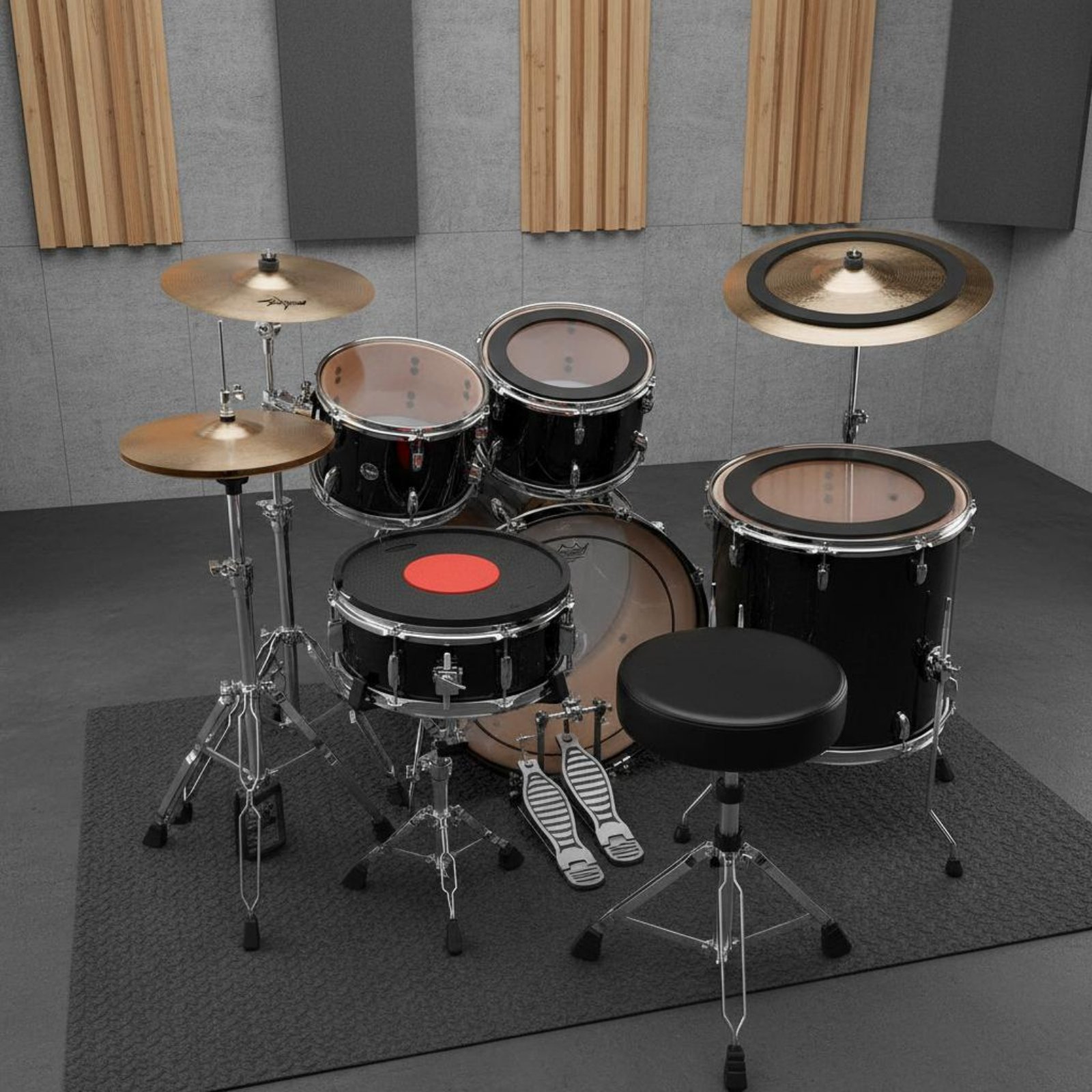 Gumowe tłumiki do bębnów i tal – Musical Instrument Set recenzja i cena