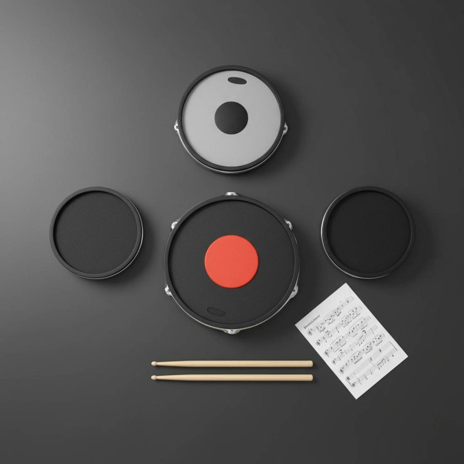 Gumowe tłumiki do bębnów i tal – Musical Instrument Set recenzja i cena