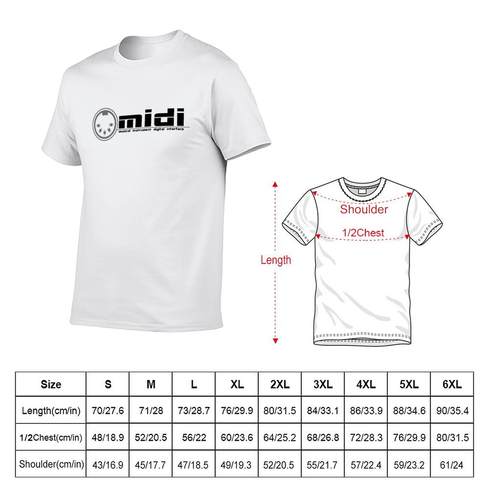 Koszulka MIDI - Musical Instru – Musical Instrument Digital Interface recenzja i cena