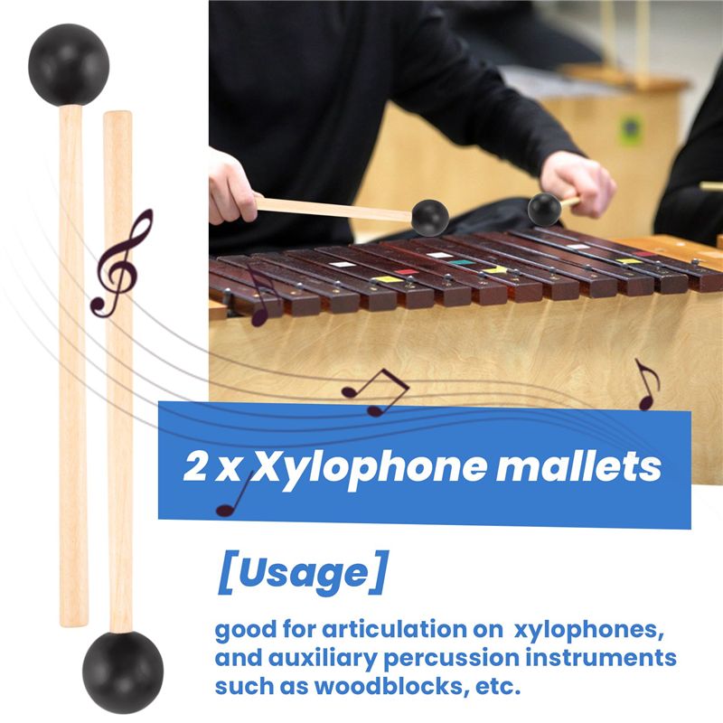 2 szt. Miękkie gumowe pałeczki – Musical Instrument Glockenspiel recenzja i cena