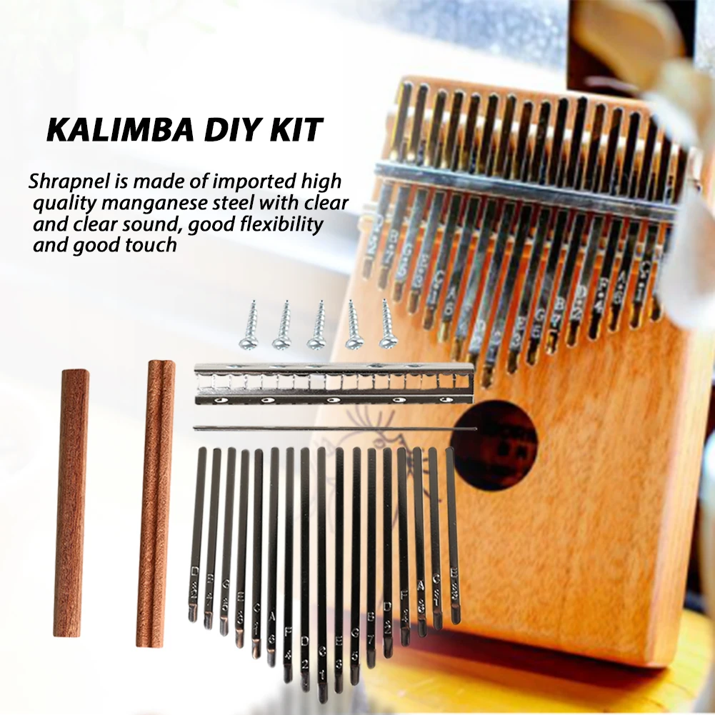 DIY 17-tonowe klucze Kalimba Z – Musical Instrument Set recenzja i cena