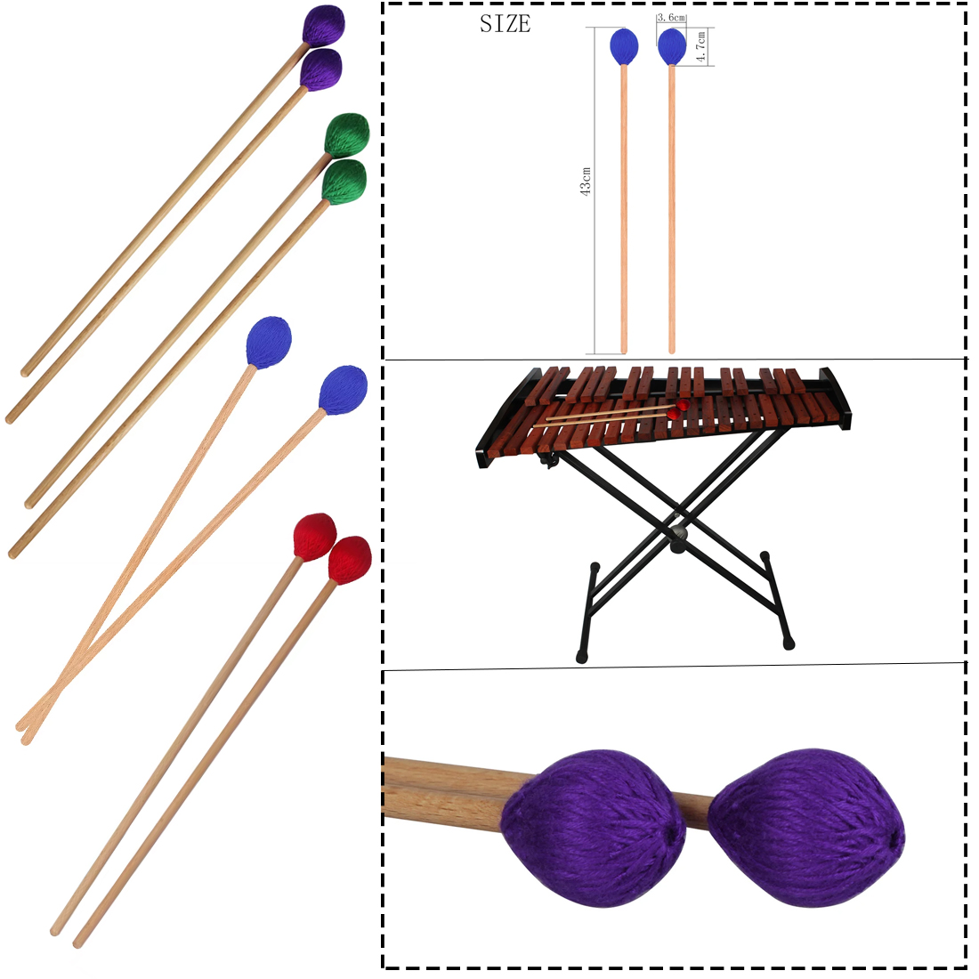 Profesjonalne pałeczki do mari – Musical Instrument Glockenspiel recenzja i cena